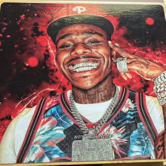 DaBaby Wooden Box 7.5”x7” - Picture 10 of 11